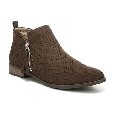 Dr. Scholl's Bottines Rate Zip pour femme, (Microfibre perforée marron chocolat.), 36.5 EU - Publicité Dr. Scholl's Bottines Rate Zip pour femme, (Microfibre perforée marron chocolat.), 36.5 EU - Publicité