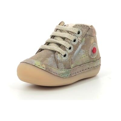 Kickers Sonistreet, Bottillons Fille, Kaki, 19 - Publicité Kickers Sonistreet, Bottillons Fille, Kaki, 19 - Publicité