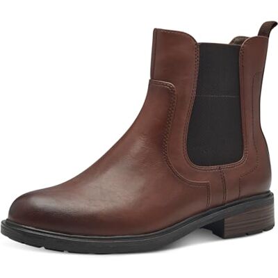 Jana bottines femme sans talon avec fermeture éclair vegan, Cognac, 36 EU - Publicité Jana bottines femme sans talon avec fermeture éclair vegan, Cognac, 36 EU - Publicité