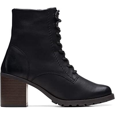 Clarks Bottes tendance Clarkwell en dentelle pour femme, Noir, 42 EU - Publicité Clarks Bottes tendance Clarkwell en dentelle pour femme, Noir, 42 EU - Publicité