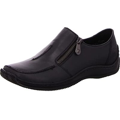 Rieker Mocassins pour Femmes L1780, Pointure:39 EU, La Couleur:Noir - Publicité Rieker Mocassins pour Femmes L1780, Pointure:39 EU, La Couleur:Noir - Publicité