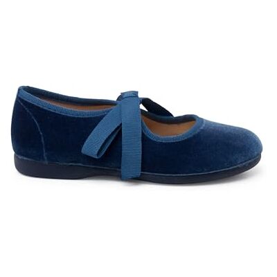 Pisamonas Chaussures Babies Velours avec Nœud Gros-Grain Filles Taille 25 Couleur Bleu De France - Publicité Pisamonas Chaussures Babies Velours avec Nœud Gros-Grain Filles Taille 25 Couleur Bleu De France - Publicité