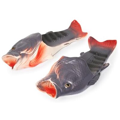 Coddies Fish Flops Tongs unisexes basses pour hommes, femmes et enfants en forme de poissons, Noir , 40/41 EU - Publicité Coddies Fish Flops Tongs unisexes basses pour hommes, femmes et enfants en forme de poissons, Noir , 40/41 EU - Publicité