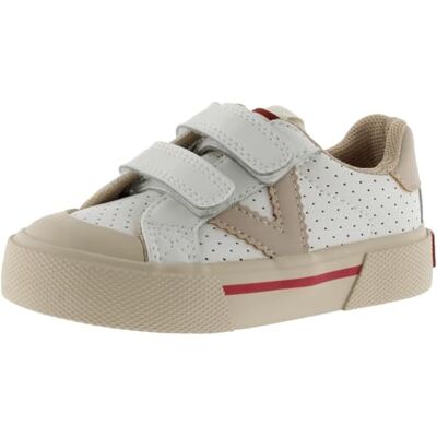 Victoria Baskets Unisexe Tribu Minimaliste Effet Cuir Perforé & Double Fermeture Auto-Agrippante & Forme Large 1355102 pour Enfants Beige 25 - Publicité Victoria Baskets Unisexe Tribu Minimaliste Effet Cuir Perforé & Double Fermeture Auto-Agrippante & Forme Large 1355102 pour Enfants Beige 25 - Publicité
