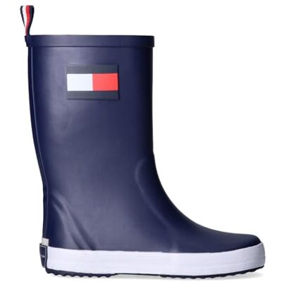 Tommy Hilfiger Bottes de pluie, Rudy, Bleu, 39 - Publicité Tommy Hilfiger Bottes de pluie, Rudy, Bleu, 39 - Publicité