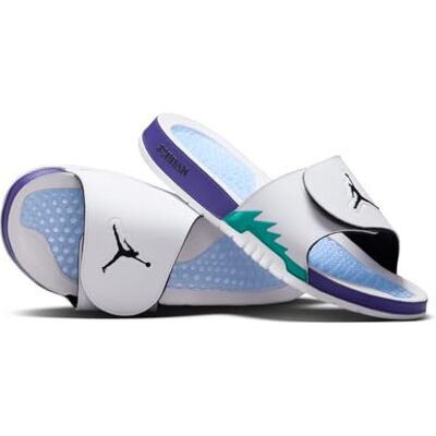 Jordan Hydro V Retro Claquettes pour homme (, blanc/noir/émeraude/glace raisin), Blanc/noir/émeraude/raisin glacé, 44 EU - Publicité Jordan Hydro V Retro Claquettes pour homme (, blanc/noir/émeraude/glace raisin), Blanc/noir/émeraude/raisin glacé, 44 EU - Publicité