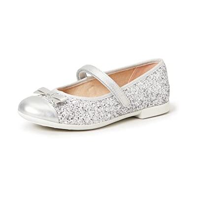Geox Fille Jr Plie' A Ballerines, Silver, 37 EU - Publicité Geox Fille Jr Plie' A Ballerines, Silver, 37 EU - Publicité