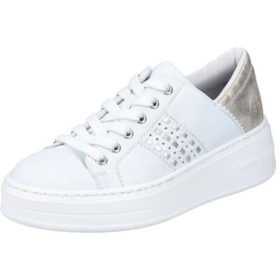 Rieker Femme N5440 Chaussures Basses à Lacets, Blanc, 41 EU - Publicité Rieker Femme N5440 Chaussures Basses à Lacets, Blanc, 41 EU - Publicité