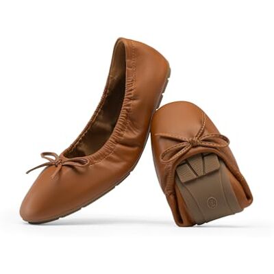 DREAM PAIRS Chaussures plates décontractées à bout pointu pour femme Confortables Chaussures plates à enfiler, marron, 40 EU - Publicité DREAM PAIRS Chaussures plates décontractées à bout pointu pour femme Confortables Chaussures plates à enfiler, marron, 40 EU - Publicité
