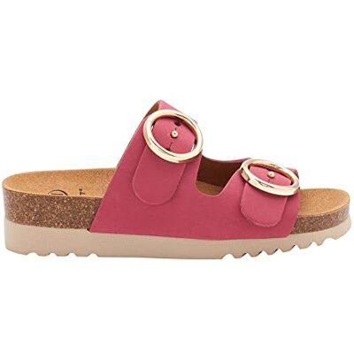 Scholl Femme Malibu' 2 Straps Sandale, Fuchsia, 36 EU - Publicité Scholl Femme Malibu' 2 Straps Sandale, Fuchsia, 36 EU - Publicité
