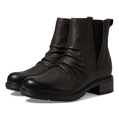 Clarks Women's Hearth Rose Mid Calf Boot, Dark Brown, 9.5 - Publicité Clarks Women's Hearth Rose Mid Calf Boot, Dark Brown, 9.5 - Publicité