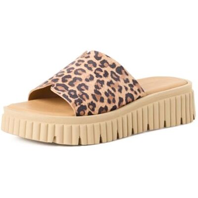 Tamaris Mule femme à talon compensé en cuir brun 40 EU - Publicité Tamaris Mule femme à talon compensé en cuir brun 40 EU - Publicité