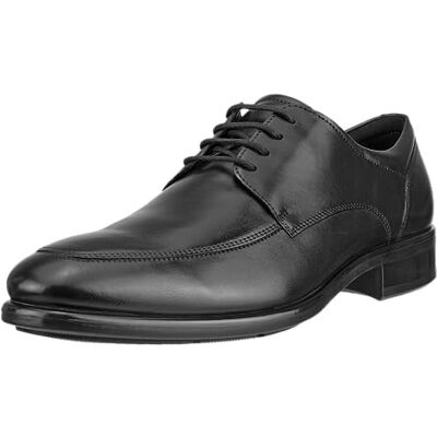 ECCO Citytray Plain Toe Tie, Tissu Oxford Homme, Noir, 48 EU - Publicité ECCO Citytray Plain Toe Tie, Tissu Oxford Homme, Noir, 48 EU - Publicité