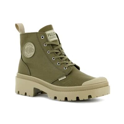 PALLADIUM-EU Femme Pallabase Twill Boots, Butternut, 41.5 EU - Publicité PALLADIUM-EU Femme Pallabase Twill Boots, Butternut, 41.5 EU - Publicité