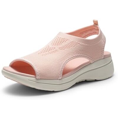 DREAM PAIRS Sandales de Sport à Bout Ouvert Respirantes et Confortables Sandale d’été pour Femmes Antidérapantes,Size 40.5,Rougir,DWUMST2508 - Publicité DREAM PAIRS Sandales de Sport à Bout Ouvert Respirantes et Confortables Sandale d’été pour Femmes Antidérapantes,Size 40.5,Rougir,DWUMST2508 - Publicité