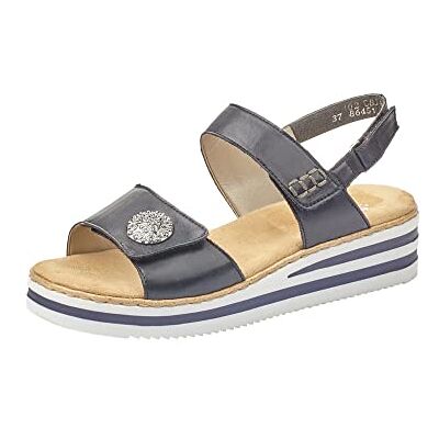 Rieker Sandales de pêcheur pour femme, Bleu marine 14, 42 EU - Publicité Rieker Sandales de pêcheur pour femme, Bleu marine 14, 42 EU - Publicité