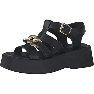 s.Oliver Femme Sandale, Noir, 36 EU - Publicité s.Oliver Femme Sandale, Noir, 36 EU - Publicité