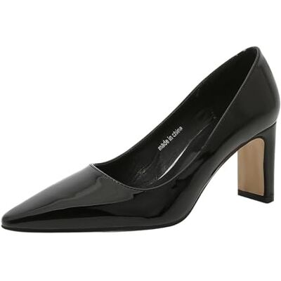 LIUGUISUOCHBH Talons Hauts de 3 Pouces pour Femmes Escarpins à Bout Pointu et Talon carré de 7,5 cm pour Mariage, Bureau, soirées dansantes et Anniversaires Plusieurs Couleurs,Noir,39 EU - Publicité LIUGUISUOCHBH Talons Hauts de 3 Pouces pour Femmes Escarpins à Bout Pointu et Talon carré de 7,5 cm pour Mariage, Bureau, soirées dansantes et Anniversaires Plusieurs Couleurs,Noir,39 EU - Publicité