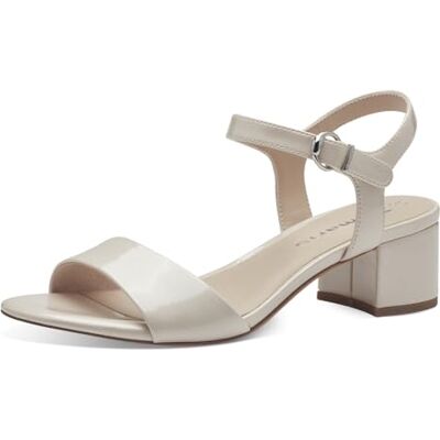 Tamaris sandale femme à talon bloc beige 36 EU - Publicité Tamaris sandale femme à talon bloc beige 36 EU - Publicité