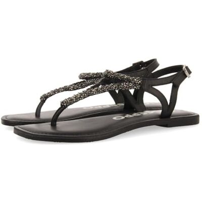 GIOSEPPO USTICA, Sandales plates pour femme, noir, 36 EU, Noir, 36 EU - Publicité GIOSEPPO USTICA, Sandales plates pour femme, noir, 36 EU, Noir, 36 EU - Publicité