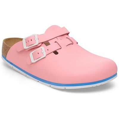 Birkenstock Sabots Kay Pro en cuir Chaussures de loisirs et de travail unisexes de qualité supérieure pour la médecine, la restauration et le service, 38 EU Schmal - Publicité Birkenstock Sabots Kay Pro en cuir Chaussures de loisirs et de travail unisexes de qualité supérieure pour la médecine, la restauration et le service, 38 EU Schmal - Publicité