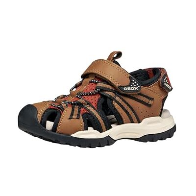 Geox J Borealis Boy B Sandales, Lt Brown Rust, 35 EU - Publicité Geox J Borealis Boy B Sandales, Lt Brown Rust, 35 EU - Publicité
