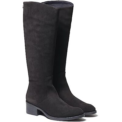 TONI PONS Botte pour femmes en cuir fendu Noir, 41 EU - Publicité TONI PONS Botte pour femmes en cuir fendu Noir, 41 EU - Publicité