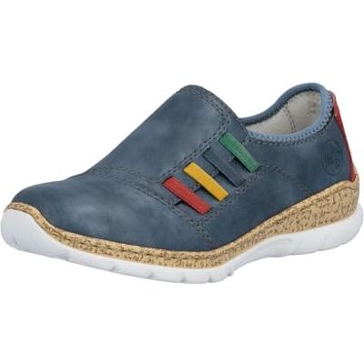 Rieker N4264 Chaussons pour Femme Bleu Taille 40 EU - Publicité Rieker N4264 Chaussons pour Femme Bleu Taille 40 EU - Publicité
