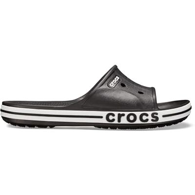 Crocs Unisexe Adulte Bayaband Slide Sandales, Black/White, 42/43 EU - Publicité Crocs Unisexe Adulte Bayaband Slide Sandales, Black/White, 42/43 EU - Publicité