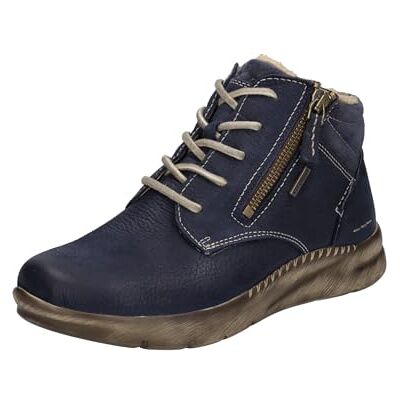 Josef Seibel Femme Bottines à Lacets Conny 52, Dame Bottines,Largeur G (Normale),Semelle intérieure Amovible,imperméable,Bleu (Ocean),39 EU / 6 UK - Publicité Josef Seibel Femme Bottines à Lacets Conny 52, Dame Bottines,Largeur G (Normale),Semelle intérieure Amovible,imperméable,Bleu (Ocean),39 EU / 6 UK - Publicité