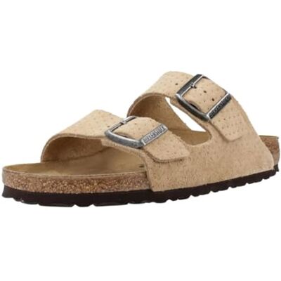 Birkenstock Sandales Arizona BS en daim gaufré unisexe, Gaufrage Pois Beige, 38 EU - Publicité Birkenstock Sandales Arizona BS en daim gaufré unisexe, Gaufrage Pois Beige, 38 EU - Publicité