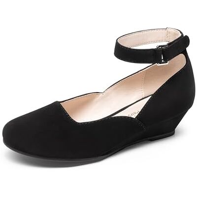 DREAM PAIRS Ballerines Fille, Chaussures Princesse Fille à Talon Compensé Bas, Escarpins Enfant à Bride Cheville pour Mariage, Fête et Cérémonie,Size 31,Noir,KKUMPU2506 - Publicité DREAM PAIRS Ballerines Fille, Chaussures Princesse Fille à Talon Compensé Bas, Escarpins Enfant à Bride Cheville pour Mariage, Fête et Cérémonie,Size 31,Noir,KKUMPU2506 - Publicité