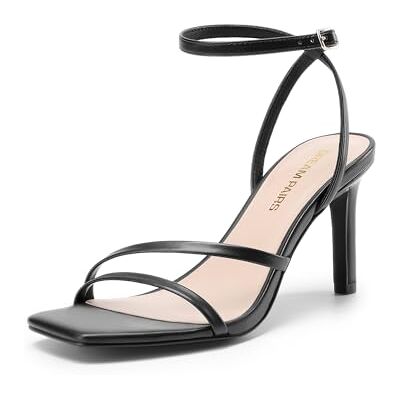 DREAM PAIRS Sandales Talons Femme Talon Aiguille Escarpins Femme Élégants à Brides, Chaussures Ete Habillées Soirée Mariage Cérémonie, Pumps Femme Bout Ouvert,Size 40.5,Noir-Pu,DWUMHS2563 - Publicité DREAM PAIRS Sandales Talons Femme Talon Aiguille Escarpins Femme Élégants à Brides, Chaussures Ete Habillées Soirée Mariage Cérémonie, Pumps Femme Bout Ouvert,Size 40.5,Noir-Pu,DWUMHS2563 - Publicité