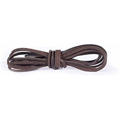 Kaps Leather Laces, lacets de bottes en cuir de qualité 100% véritable, fabriqués en Europe (140 cm 55 pouces 8 à 10 paires d'oeillets / 76 Marron) - Publicité Kaps Leather Laces, lacets de bottes en cuir de qualité 100% véritable, fabriqués en Europe (140 cm 55 pouces 8 à 10 paires d'oeillets / 76 Marron) - Publicité