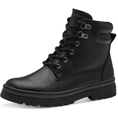 MARCO TOZZI Bottines à Lacets pour Femme Botte Tendance, Noir/Comb, 38 EU - Publicité MARCO TOZZI Bottines à Lacets pour Femme Botte Tendance, Noir/Comb, 38 EU - Publicité