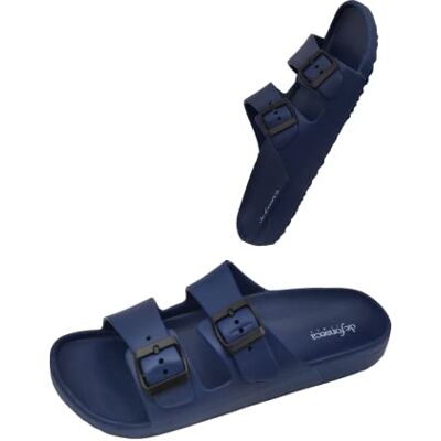 de fonseca DeFonseca Sandales Slip On Caoutchouc Homme Femme Été pour Maison, Jardin Plage Mer, bleu, 41 EU - Publicité de fonseca DeFonseca Sandales Slip On Caoutchouc Homme Femme Été pour Maison, Jardin Plage Mer, bleu, 41 EU - Publicité