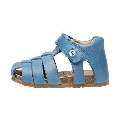 Falcotto ALBY-Sandales semi-fermée en cuir Bleu 23 - Publicité Falcotto ALBY-Sandales semi-fermée en cuir Bleu 23 - Publicité