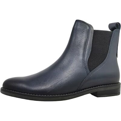 MARCO TOZZI Bottines Chelsea élégantes en cuir pour femme, Navy 1., 37 EU - Publicité MARCO TOZZI Bottines Chelsea élégantes en cuir pour femme, Navy 1., 37 EU - Publicité