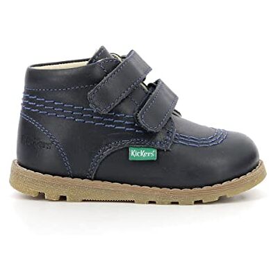 Kickers Nonomatic, Bottillons Mixte, Marine, 25 - Publicité Kickers Nonomatic, Bottillons Mixte, Marine, 25 - Publicité