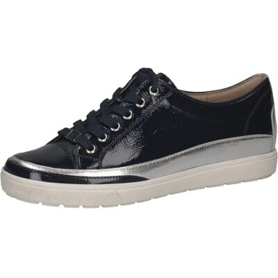 CAPRICE Baskets Basses Femme en Cuir avec Lacets, Bleu (Ocean Comb), 37,5 EU - Publicité CAPRICE Baskets Basses Femme en Cuir avec Lacets, Bleu (Ocean Comb), 37,5 EU - Publicité