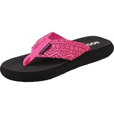 Rocket Dog Spotlight, Tongs Femme Rose (Lima Crochet), 38 EU - Publicité Rocket Dog Spotlight, Tongs Femme Rose (Lima Crochet), 38 EU - Publicité