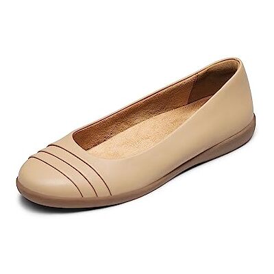 DREAM PAIRS Ballerines Femme Confortable Chaussures Plates pour Femmes Elégantes à Enfiler Antidérapante,Size 40.5,Nu,SDFA2306W - Publicité DREAM PAIRS Ballerines Femme Confortable Chaussures Plates pour Femmes Elégantes à Enfiler Antidérapante,Size 40.5,Nu,SDFA2306W - Publicité