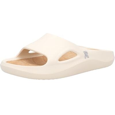 Rieker Claquettes Colton U3350 pour homme, beige, 44 EU - Publicité Rieker Claquettes Colton U3350 pour homme, beige, 44 EU - Publicité