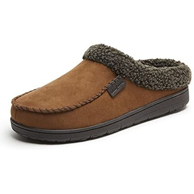 Dearfoams Men's Indoor/Outdoor Breathable Memory Foam Clog Offered in Wide Widths, Chestnut, Small - Publicité Dearfoams Men's Indoor/Outdoor Breathable Memory Foam Clog Offered in Wide Widths, Chestnut, Small - Publicité