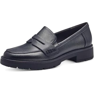Jana Mocassins Femme à Talon Bloc Vegan, Steel Metallic, 37 EU - Publicité Jana Mocassins Femme à Talon Bloc Vegan, Steel Metallic, 37 EU - Publicité