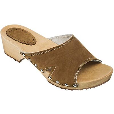 ESTRO Sabot en Bois Femme Sabot Femme Cuir Confort Sabots Bois Sabots en Cuir CDL01 (35, CDL04 Beige) - Publicité ESTRO Sabot en Bois Femme Sabot Femme Cuir Confort Sabots Bois Sabots en Cuir CDL01 (35, CDL04 Beige) - Publicité