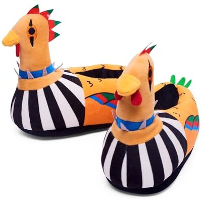 Coddies Pantoufles punk en forme de poule Cadeau amusant pour gag 3 tailles (S, M, L) Hommes, femmes et enfants, jaune, 6-9.5 Women/4-7.5 Men - Publicité Coddies Pantoufles punk en forme de poule Cadeau amusant pour gag 3 tailles (S, M, L) Hommes, femmes et enfants, jaune, 6-9.5 Women/4-7.5 Men - Publicité