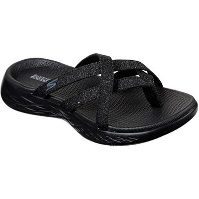 Skechers Femme on-The-go 600-Dainty Sandales Bout Ouvert, Noir (Black/Gray Textile Bkgy), 36 EU - Publicité Skechers Femme on-The-go 600-Dainty Sandales Bout Ouvert, Noir (Black/Gray Textile Bkgy), 36 EU - Publicité