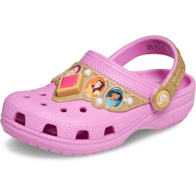 Crocs Kids Princess Clog Disney Light Up Shoes, Taffy Pink, 4 US Unisex Toddler - Publicité Crocs Kids Princess Clog Disney Light Up Shoes, Taffy Pink, 4 US Unisex Toddler - Publicité