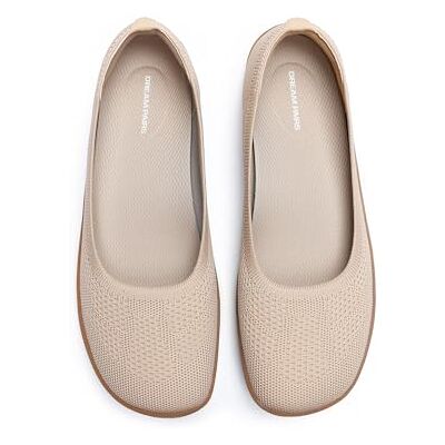 DREAM PAIRS Ballerines Femme Confortables Chaussures Plates Femme Souples Ballerines Maille Respirantes Chaussures Ville Pliables Antidérapantes Soutien Voûte Plantaire Bout Large,Size 40.5,Nu - Publicité DREAM PAIRS Ballerines Femme Confortables Chaussures Plates Femme Souples Ballerines Maille Respirantes Chaussures Ville Pliables Antidérapantes Soutien Voûte Plantaire Bout Large,Size 40.5,Nu - Publicité